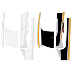 Aufkleberdekorset PIAGGIO mit Motiv "Sport" für Vespa GTS Super/Super Sport 125/300ccm