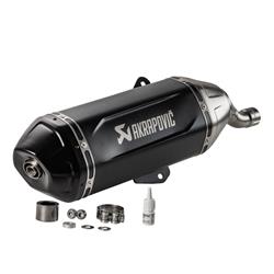 Rennauspuff AKRAPOVIC SLIP-ON S-VE125SO4-HWSSBL für Vespa GTS/GTS Super/GTS Super Sport/GTS Supertech 125ccm (`24-) Euro5+