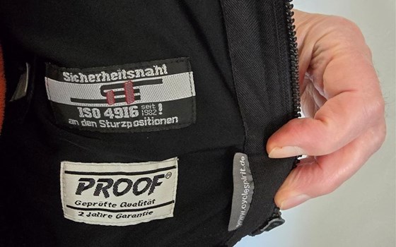 Cycle Spirit Motorrad-Latzhose mit Membran - Bild 5