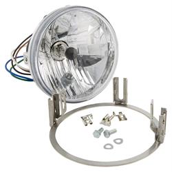 Scheinwerfer JOCKEY'S BOXENSTOP Klarglas H4 rund 120 mm für Lambretta 200 Jet/ Serie80