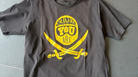 T-SHIRT GHOST RIDER SCRAMBLER XL