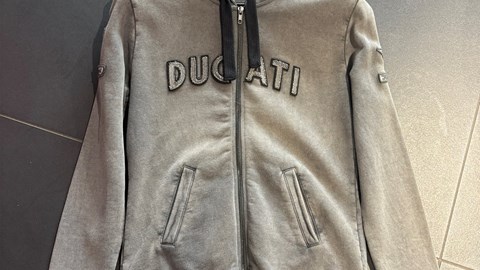 SWEATSHIRT HISTORICAL MIT KAPUZE DAME M