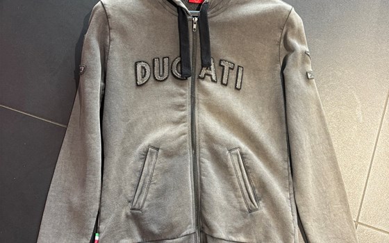 SWEATSHIRT HISTORICAL MIT KAPUZE DAME M - Bild 1