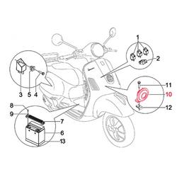 Hupe PIAGGIO für Vespa GTS/GTS Super/GTV/GT 60 125-300ccm