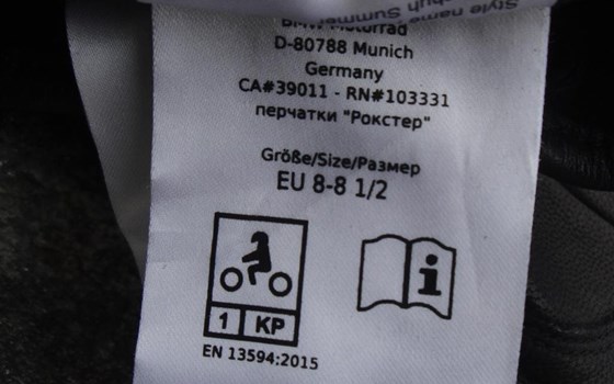 BMW Handschuh, feinstes Leder, unisex Gr. 8 - 8,5 - Bild 4