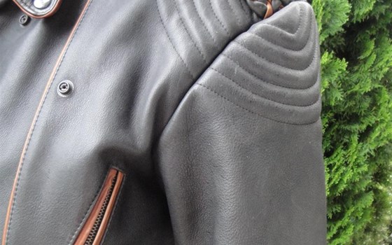 Coole Retro Biker Lederjacke - Bild 3