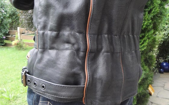 Coole Retro Biker Lederjacke - Bild 5