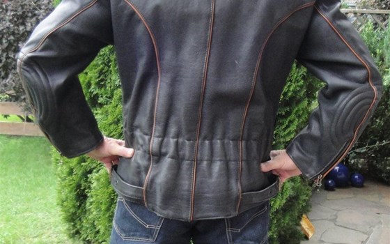 Coole Retro Biker Lederjacke - Bild 5