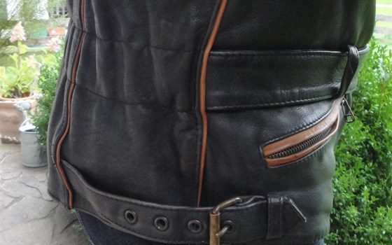 Coole Retro Biker Lederjacke - Bild 7