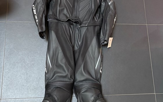 Lederkombi Tuta Pelle AVRO D2 2 PCS SUIT 685  BLACK/BLACK/ANTHRACITE 14 56 PZ        - Bild 1