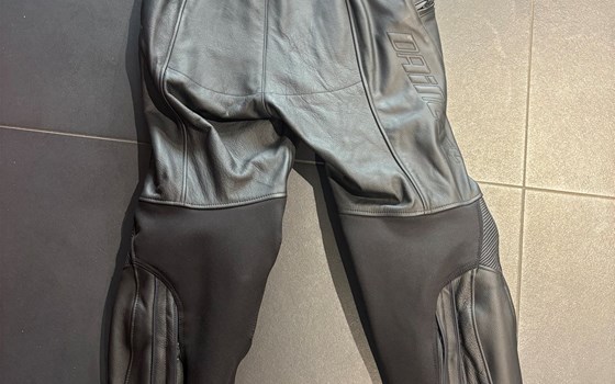 Lederhose Pantaloni Pelle PONY C2 LEATHER PANTS  001 BLACK 13 54 PZ - Bild 2