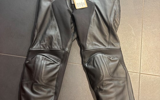 Lederhose Pantaloni Pelle PONY C2 LEATHER PANTS  001 BLACK 13 54 PZ - Bild 1