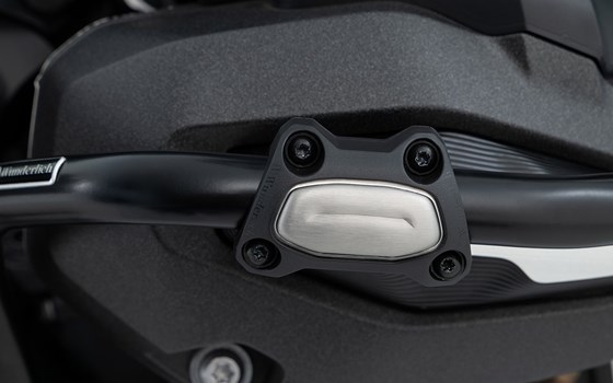 Schutzbügelprotektoren Set GUARD - schwarz-silber - 25 mm - Bild 3