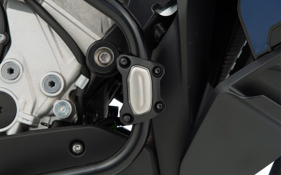 Schutzbügelprotektoren Set GUARD - schwarz-silber - 22mm - Bild 1