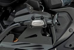 Schutzbügelprotektoren Set GUARD - schwarz-silber - 18mm