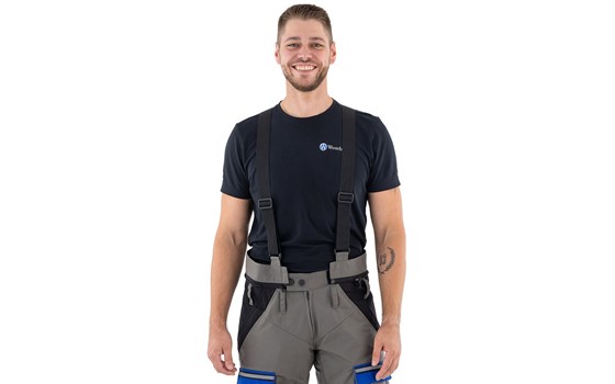 Hosenträger für Fahrerhose - anthrazit - Größe 50 - Bild 2