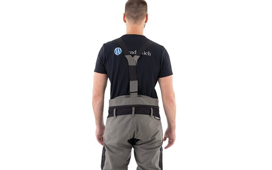 Hosenträger für Fahrerhose - anthrazit - Größe 66 - Bild 3