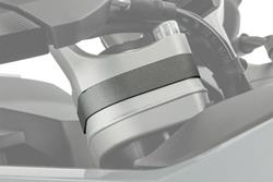 Lenkererhöhung ERGO R 1300 RS ohne original BMW Navi - silber - 15mm