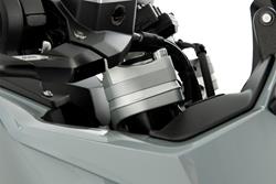 Lenkererhöhung ERGO R 1300 RS mit original BMW Navi - silber - 15mm