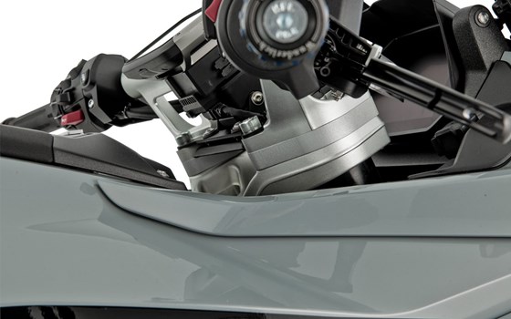 Lenkererhöhung ERGO R 1300 RS mit original BMW Navi - silber - 15mm - Bild 2