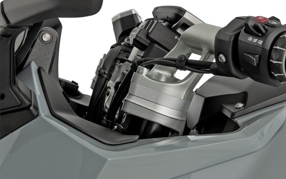 Lenkererhöhung ERGO R 1300 RS mit original BMW Navi - silber - 15mm - Bild 3