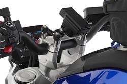 Lenkererhöhung ERGO R 1300 R für Modelle mit BMW Navi - silber - 25mm
