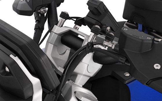 Lenkererhöhung ERGO R 1300 R für Modelle mit BMW Navi - silber - 25mm - Bild 2