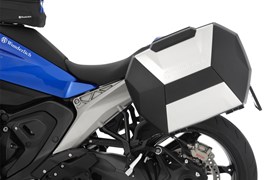 Gepäcksystem Variokoffer X-CASE R 1300 R/RS ohne BMW Gepäck - schwarz-silber - Satz