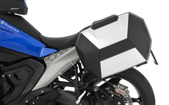 Gepäcksystem X-CASE X30 R 1300 R/RS ohne BMW Gepäckaufnahme - schwarz-silber - Satz - Bild 1