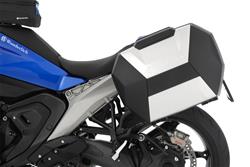 Gepäcksystem X-CASE X30 R 1300 R/RS ohne BMW Gepäckaufnahme - schwarz-silber - Satz