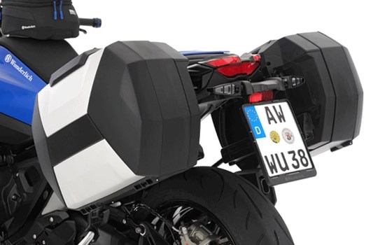 Gepäcksystem X-CASE X30 R 1300 R/RS ohne BMW Gepäckaufnahme - schwarz-silber - Satz - Bild 2