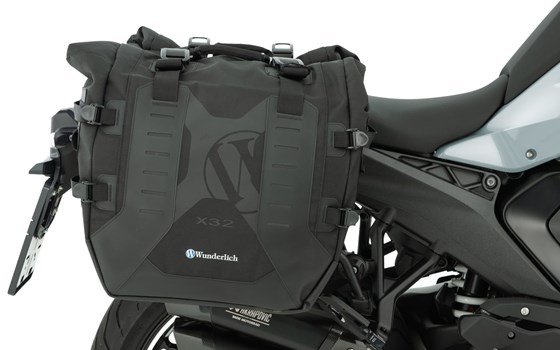 Gepäcksystem X-BAG X32 R 1300 R/RS ohne BMW Gepäckaufnahmen - schwarz - Satz - Bild 1