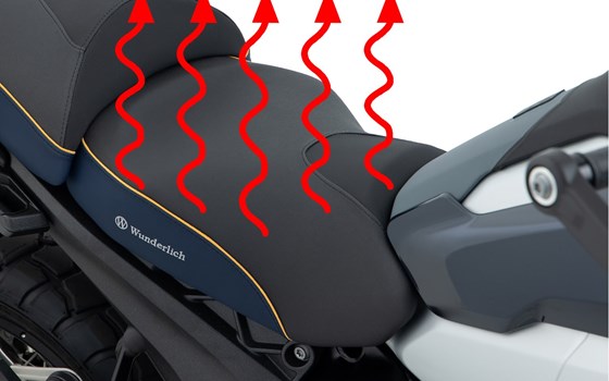 Fahrer Sitzbank AKTIVKOMFORT - mit Sitzheizung Smart Plug & - imperialblau-gold - hoch - Bild 1