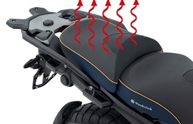 Beifahrer Sitzbank AKTIVKOMFORT Smart Plug & Play R 1300 GS - imperialblau-gold - Queens-Edition - Standard