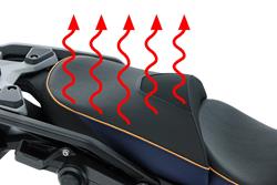 Beifahrer Sitzbank AKTIVKOMFORT Smart Plug & Play R 1300 GS - imperialblau-gold - Queens-Edition - Standard