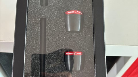 SET PROTEZIONE LEVA FRENO+CONTRAPPESO SX