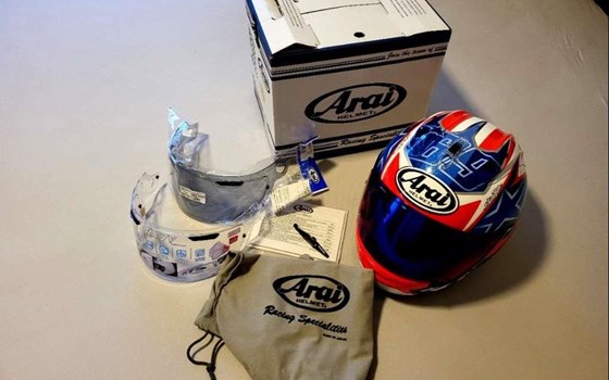 Arai RX-7V Helm Nicky Hayden WSBK Edition M - Bild 6