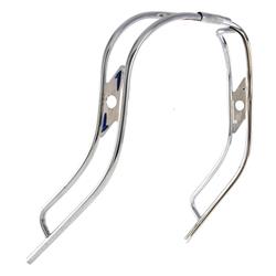 Doppelschlitzrohr CUPPINI Beinschild für Vespa 160 GS