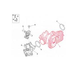 Drosselklappengehäuse PIAGGIO für Vespa GTS Super 125ccm 4T LC Euro 3