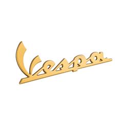 Schriftzug PIAGGIO "Vespa" Beinschild 2H007472 für Vespa GTV 310 Officina 8 2025