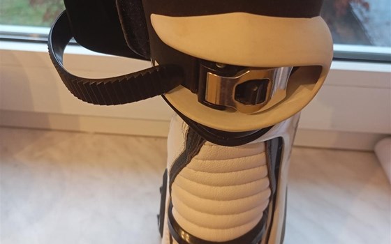 Vanucci Motocross Stiefel Motorrad Stiefel neu schwarz weiß Größe 41 RV4 - Bild 2