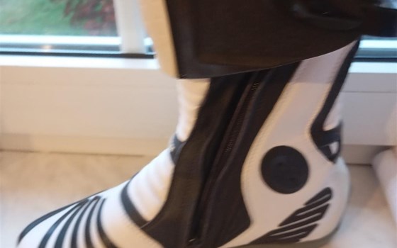 Vanucci Motocross Stiefel Motorrad Stiefel neu schwarz weiß Größe 41 RV4 - Bild 3