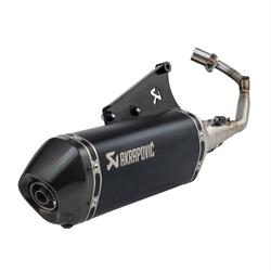 Rennauspuff AKRAPOVIC Black Edition Komplettanlage S-VE125R2-HZBL für Vespa/PIAGGIO Primavera/Sprint/Fly/Liberty 3V iGet 125-150ccm