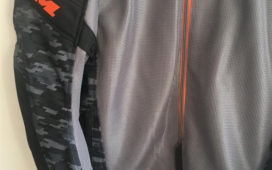 FLM Ram Air Textiljacke schwarz/grau 3XL - Bild 2