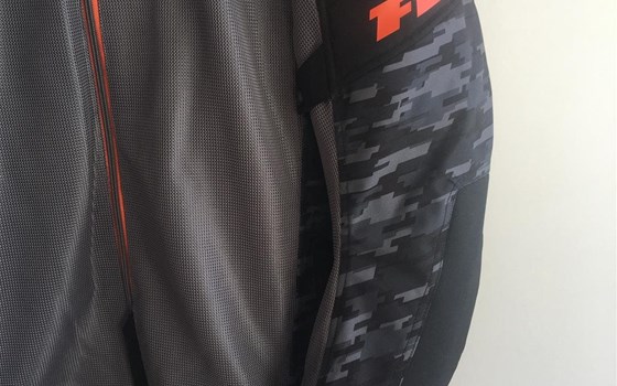 FLM Ram Air Textiljacke schwarz/grau 3XL - Bild 3