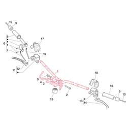 Lenker PIAGGIO für Vespa GTV/GT 60 125-300ccm