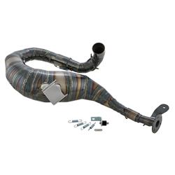 Rennauspuff SIP Performance 2.0, Stahl klarlackiert für Vespa P200E/PX200 E/Lusso/'98/MY/Cosa 1 200