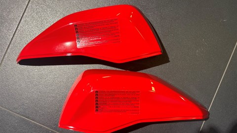 1706 SIDE BAGS COVERS SET - RED DUCATI MULTISTRADA V4 / S / P.P. 2025