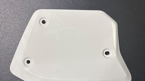 NUMMERNTAFEL LI WEISS  Ducati White LH Number Holder Table Part