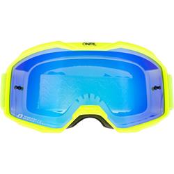 B-10 Goggle Solid V.24 neon yellow - radium blue